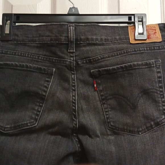 LEVI STRAUSS 414 Relaxed Straight 31 X 30 black jeans. Mens - Picture 4 of 4